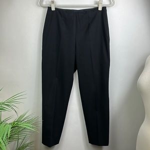 Piazza Sempione - Audrey Black Stretch Wool Capri Pant Size 6 (42) Made in Italy